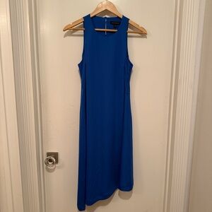 Banana Republic Asymmetrical Blue Dress